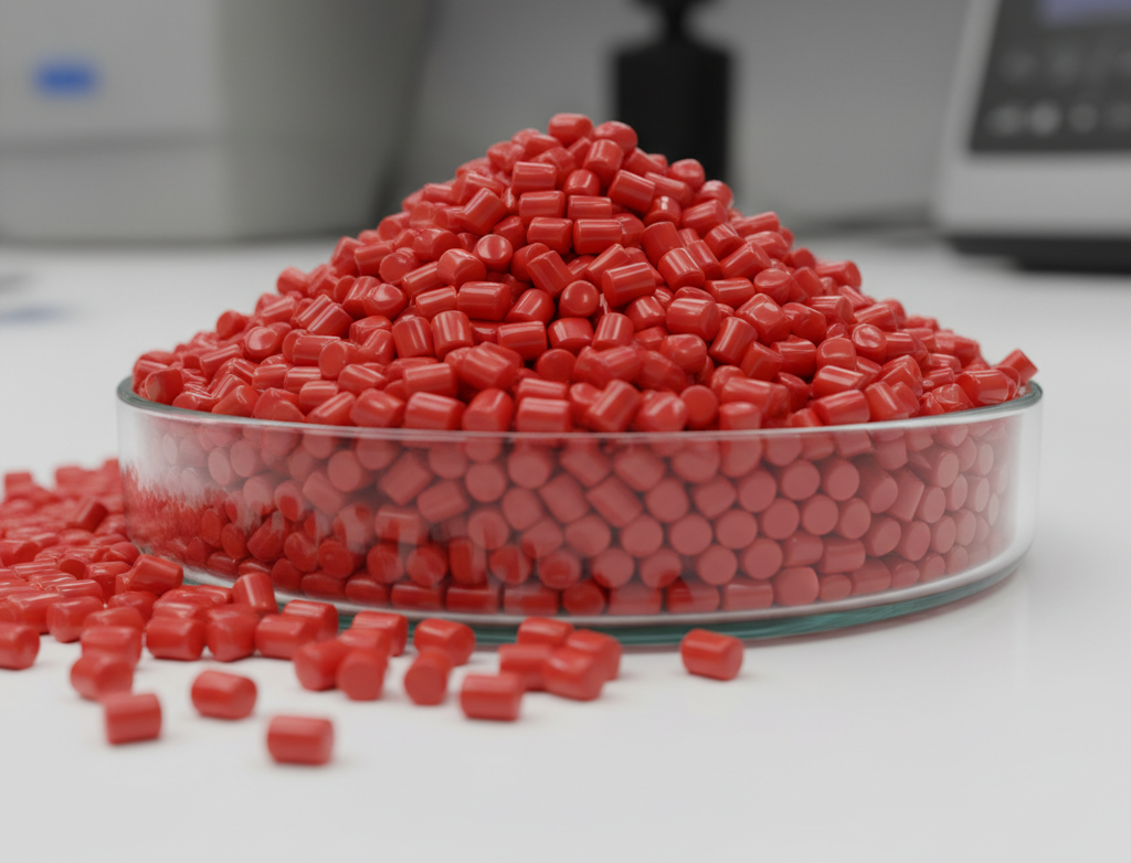 Red Pellets Overflow Dish
